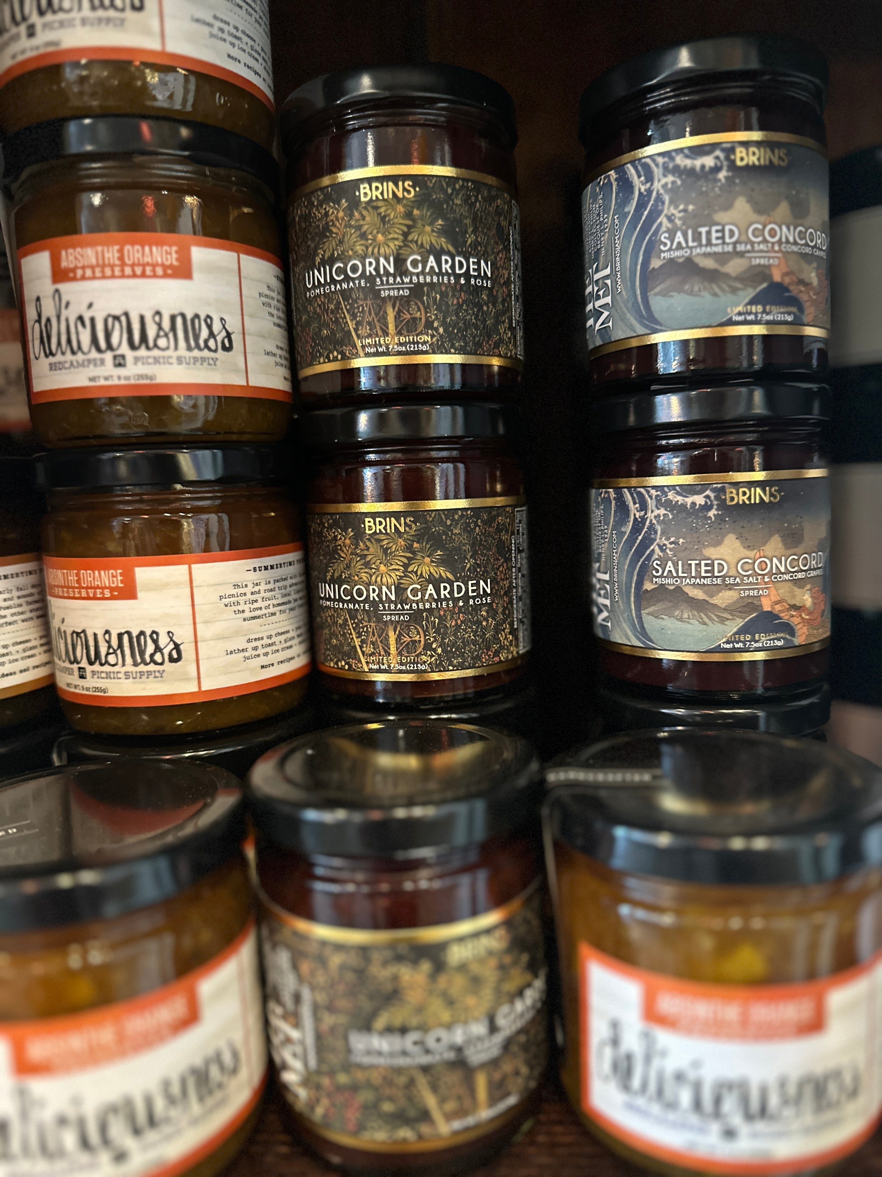 Jams, Mustards and Spreads
