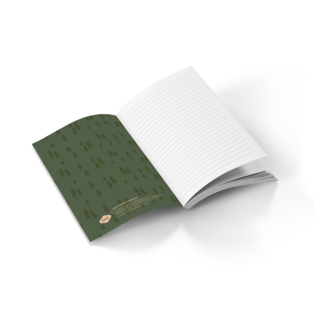 Rosy Mountain  Soft Touch Classic Layflat Notebook LFC1883L
