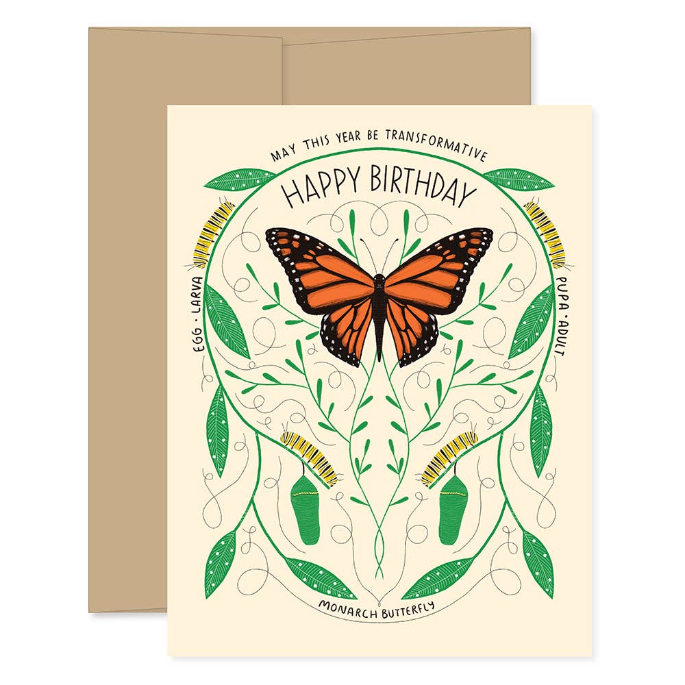 Metamorphosis Birthday Greeting Card