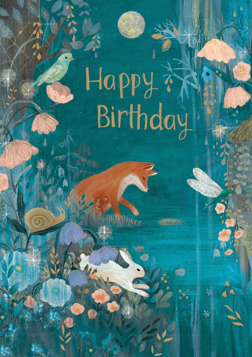 Enchanting Fox Greeting card single - GC 2386