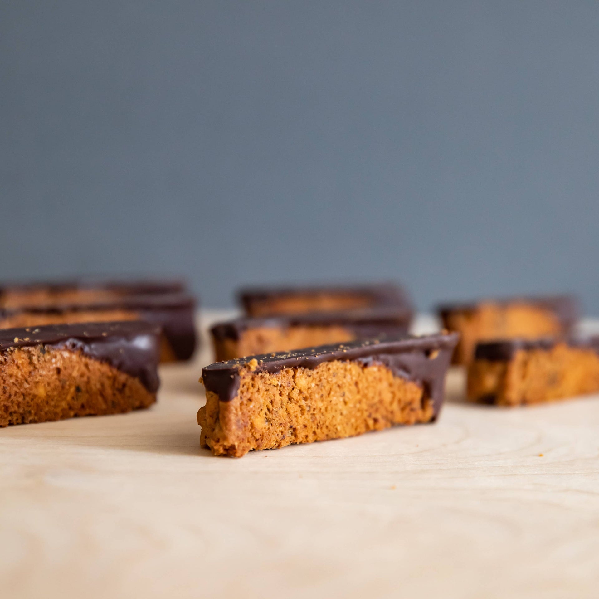 Hazelnut Biscotti with Dark Chocolate Chips