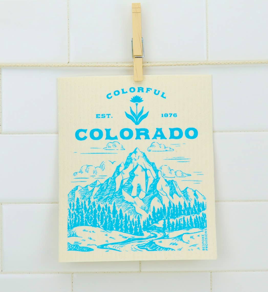 Colorado Swedish Dishcloth - Reusable Sponge Cloth