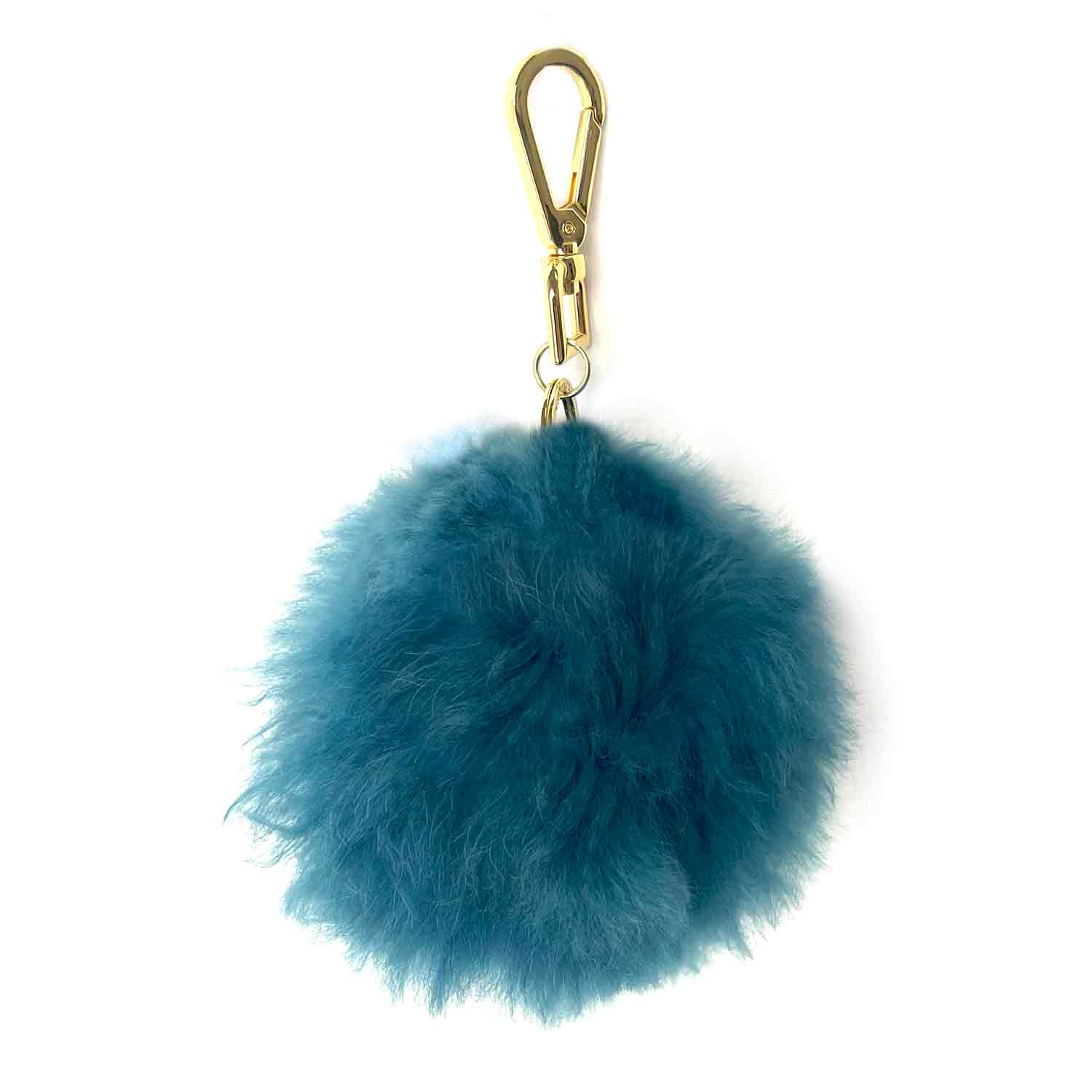 Keychain Pom Poms | 6" | Teal