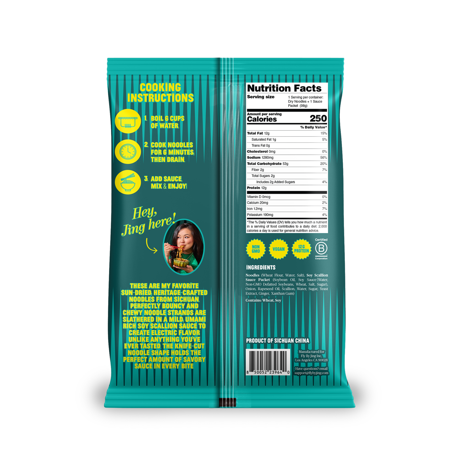Classic Soy Noodles (6-pack in Display Ready Case)