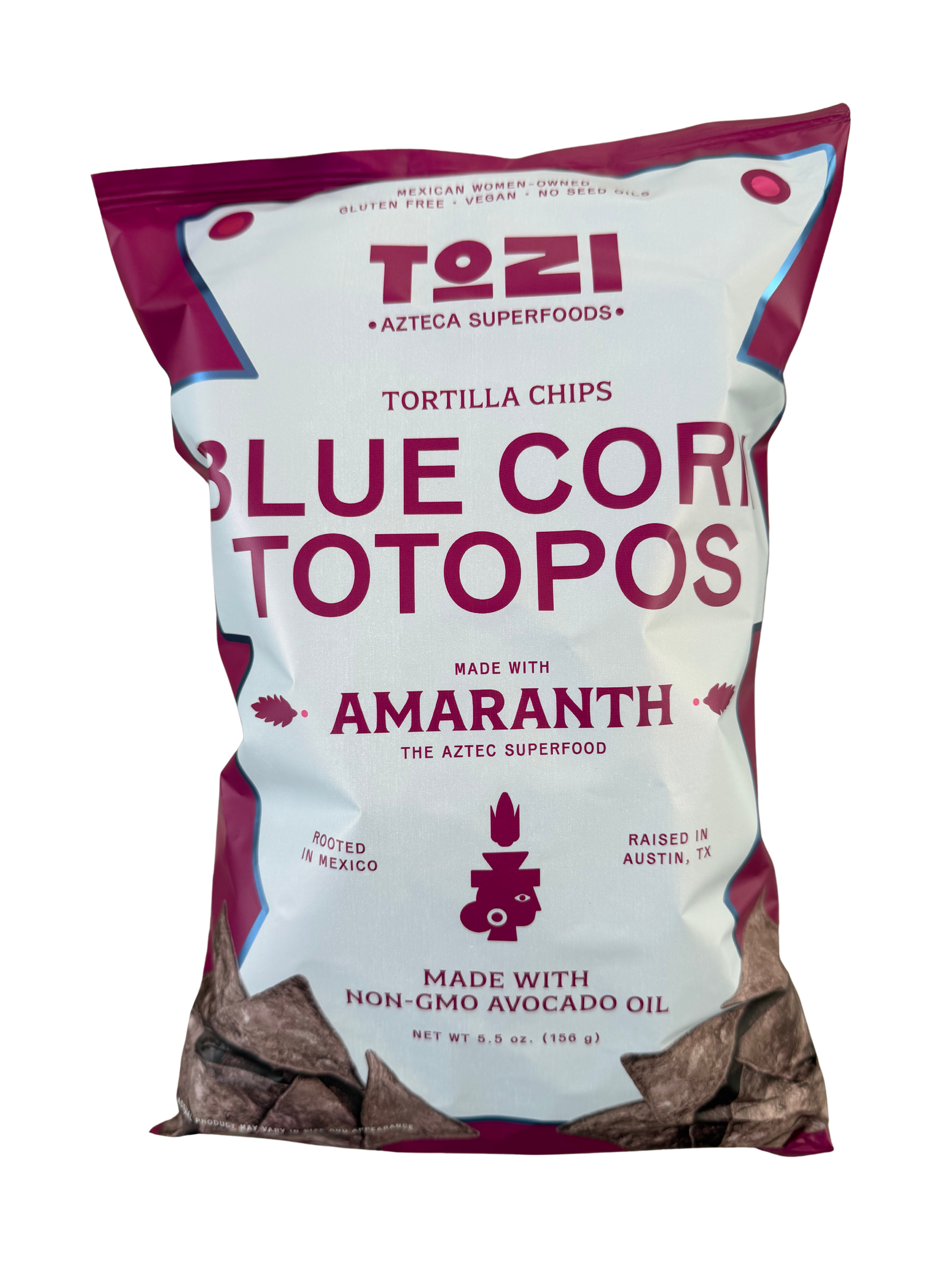 Tozi Blue Corn & Amaranth Totopos (Tortilla Chips)