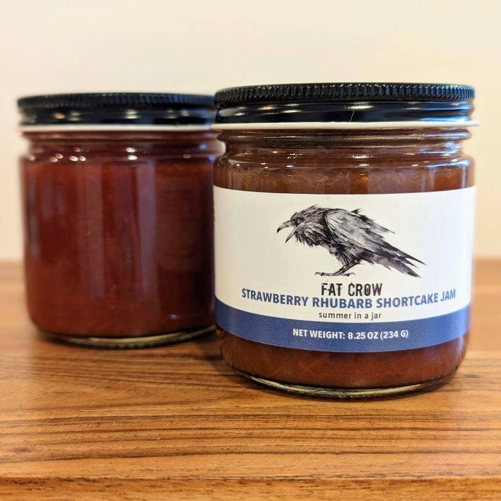 Strawberry Rhubarb Shortcake Jam