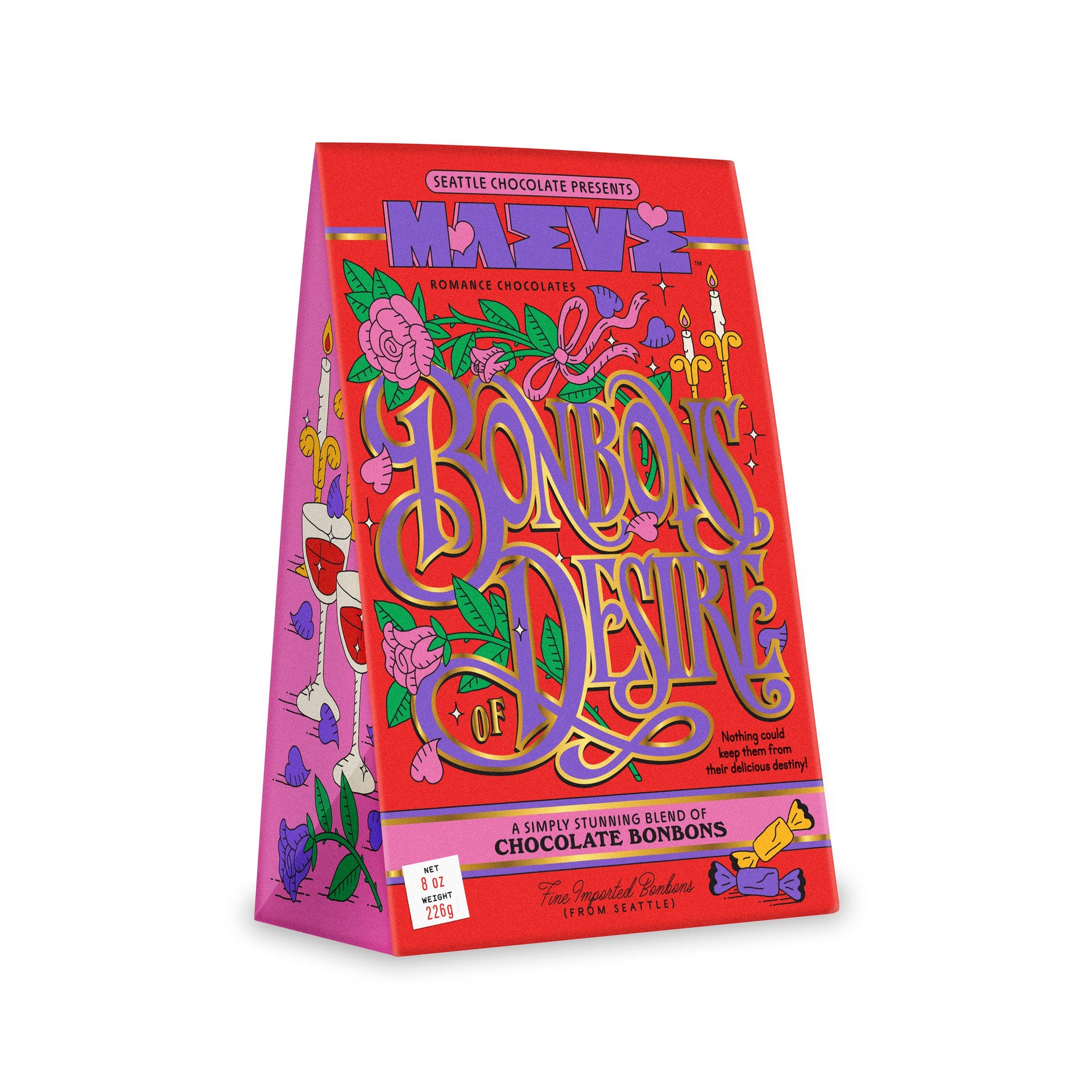 NEW! Valentine's - Bonbons of Desire Bonbon Box - 8oz