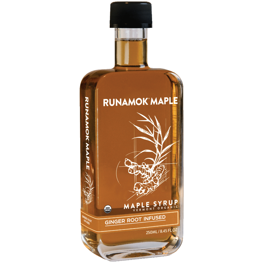 Award-Winning Ginger Root Infused Organic Maple Syrup