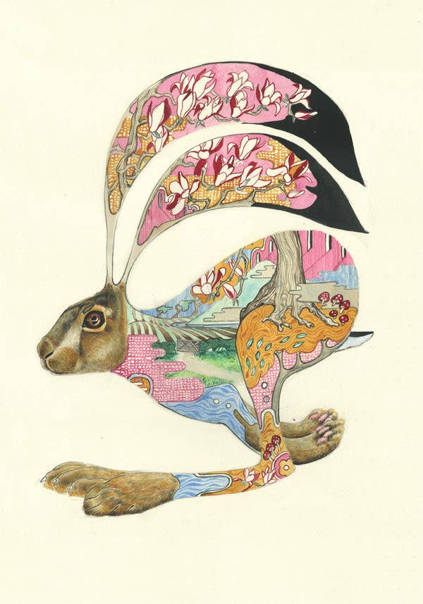 Brown Hare Card