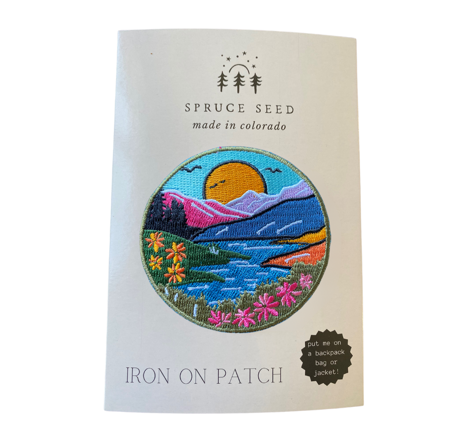 Iron On Patch - River Mountain
