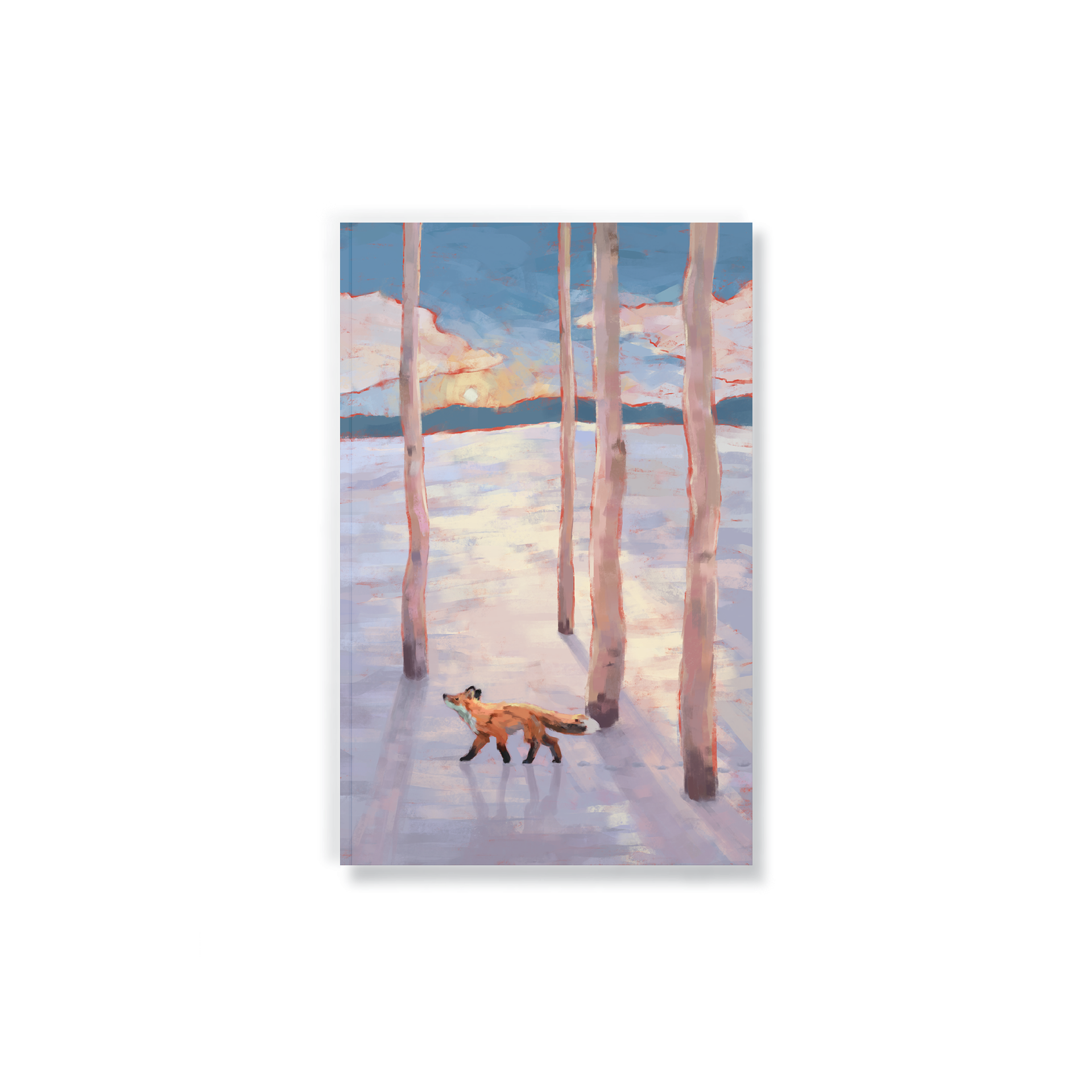 Snowbound Fox Classic Layflat Journal Notebook