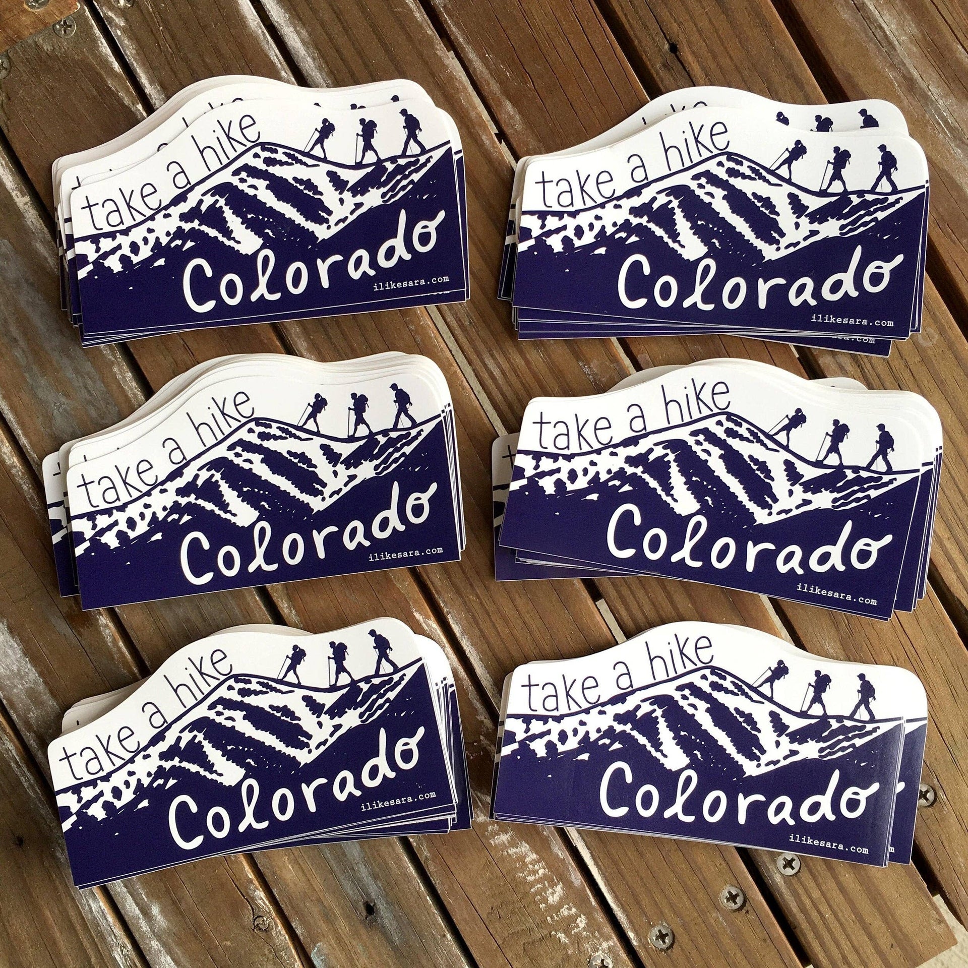 Sticker | take a hike colorado