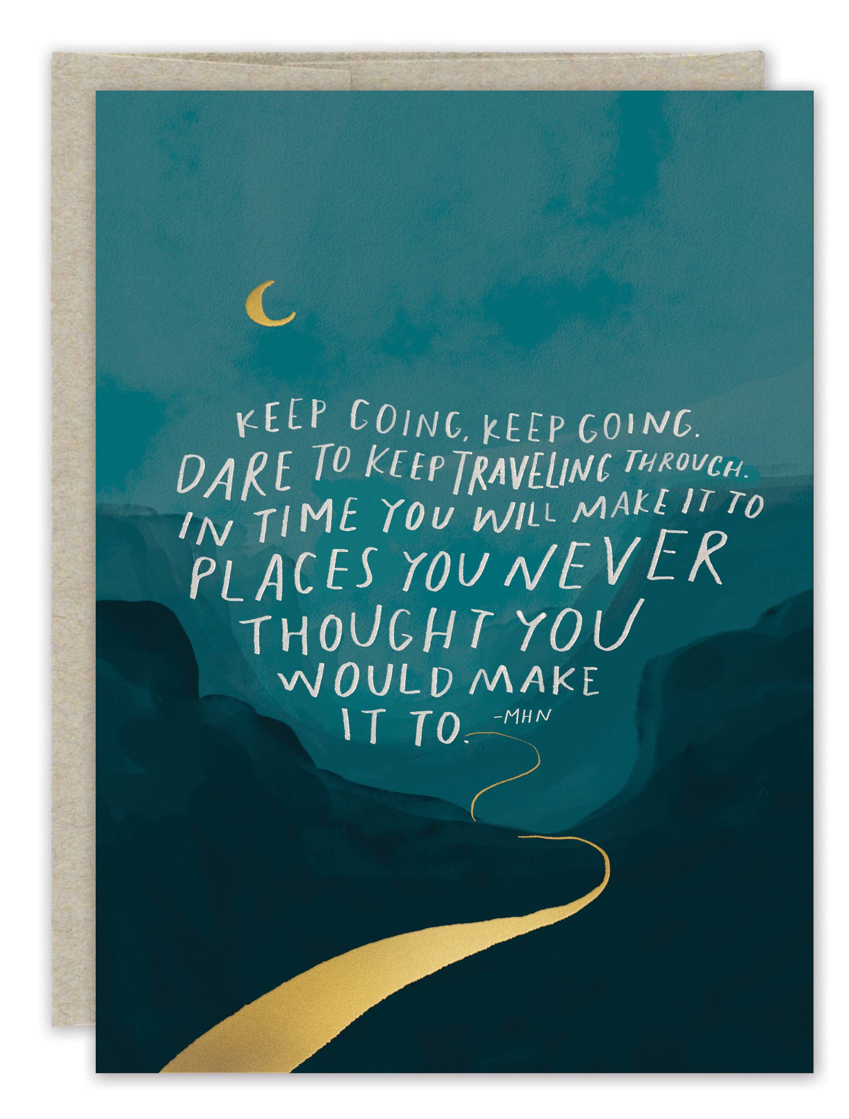Keep Going Birthday Card