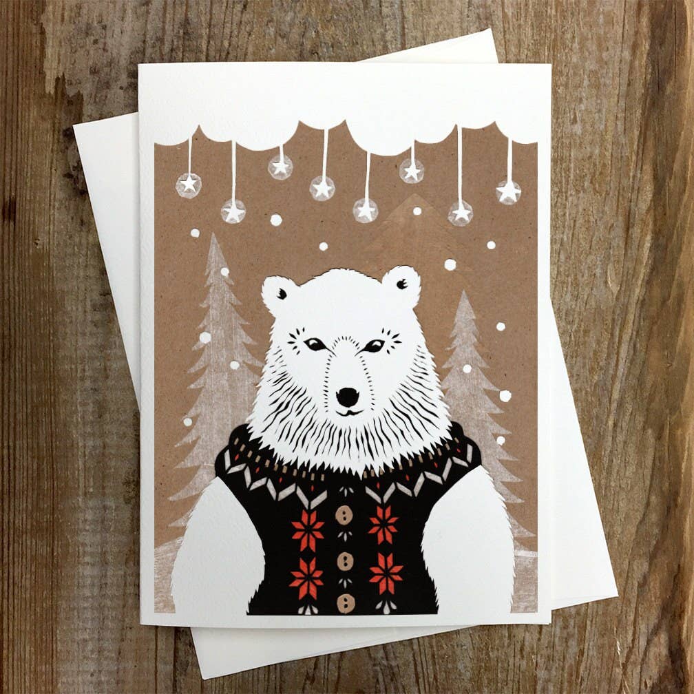Winter Bear - Greeting Card
