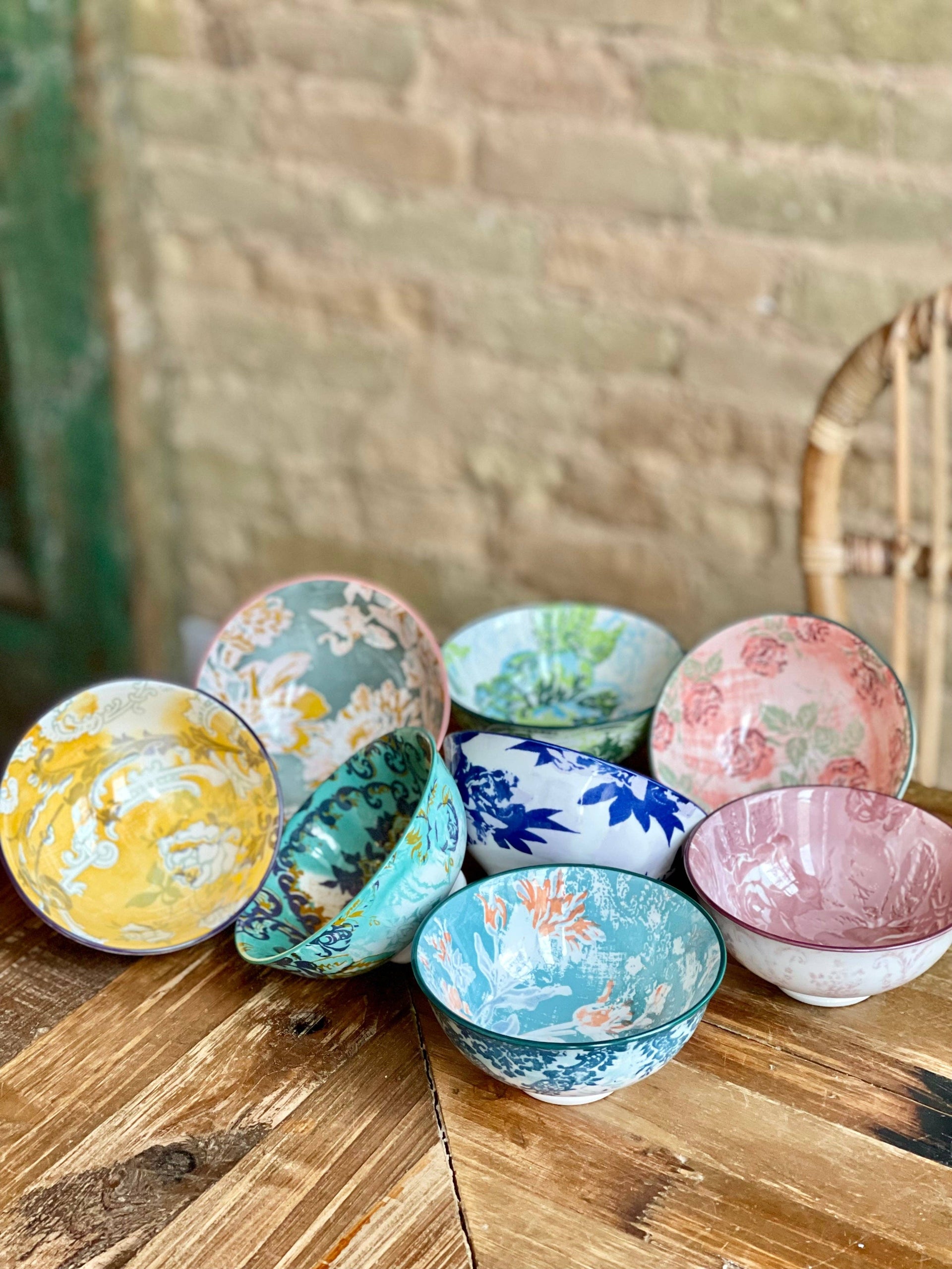 Patina Vie Artisan Tidbit Bowls, 4 Sets of 8