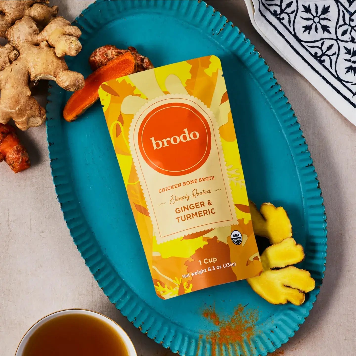 Organic Deeply Rooted Bone Broth (8 ounces)