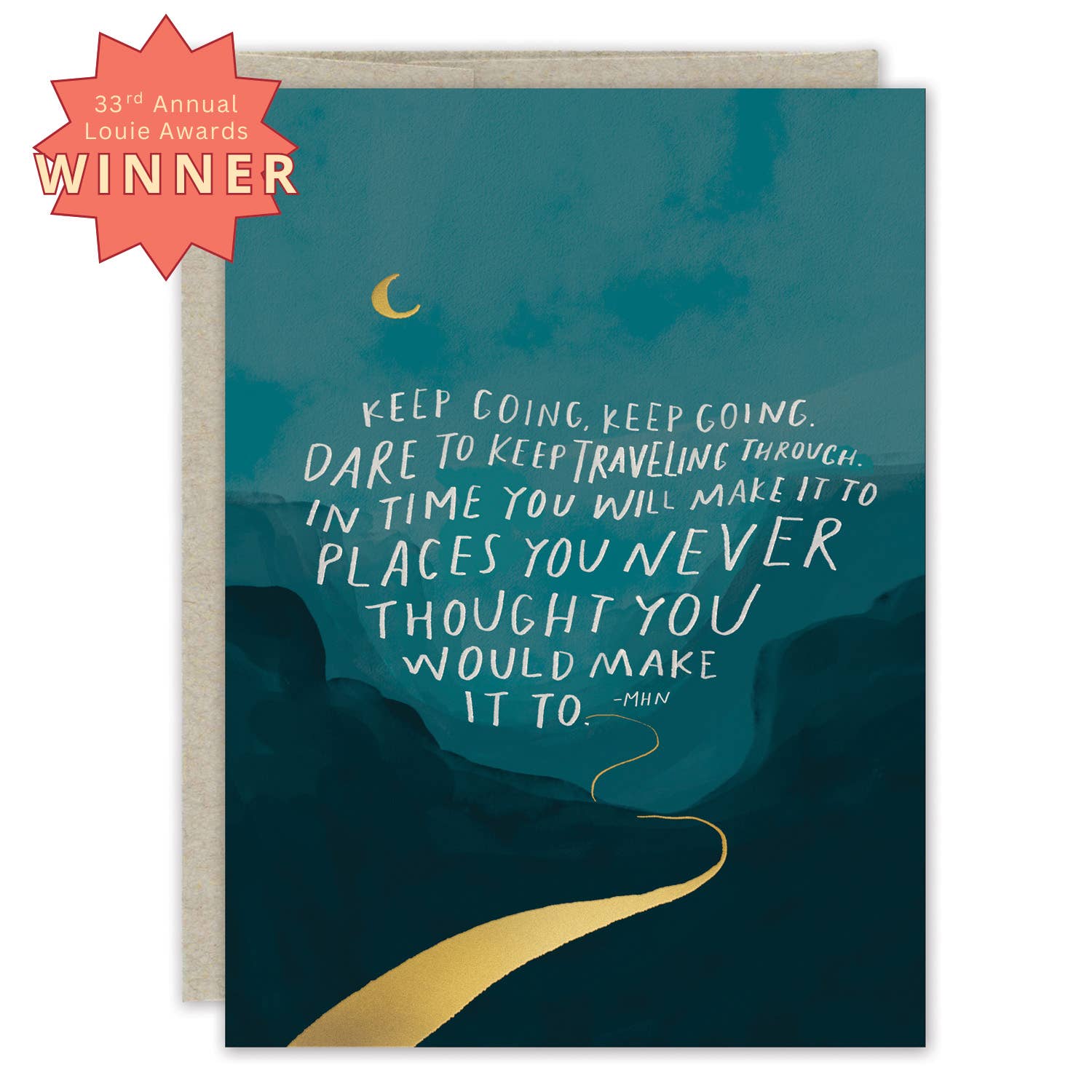 Keep Going Birthday Card