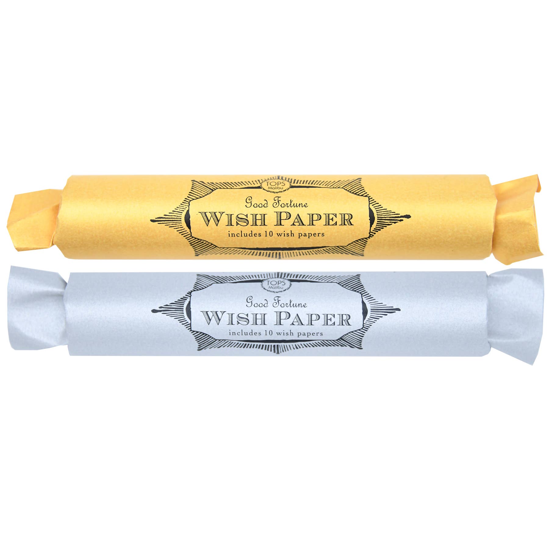 Wish Paper - Gold & Silver - Tube of 10