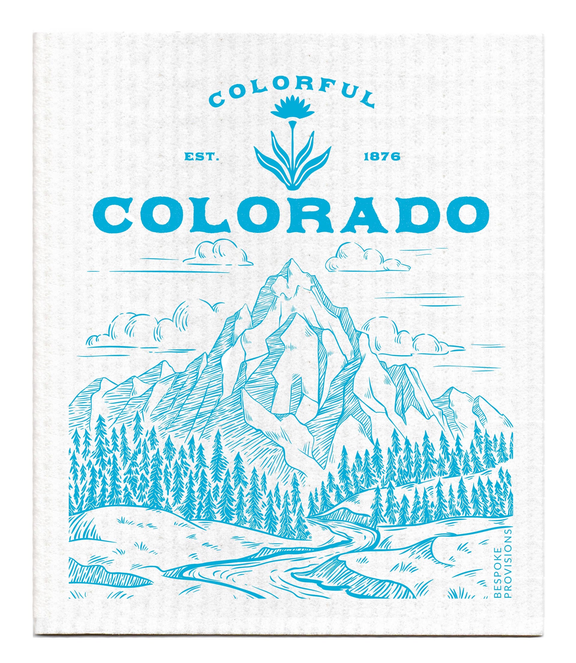 Colorado Swedish Dishcloth - Reusable Sponge Cloth