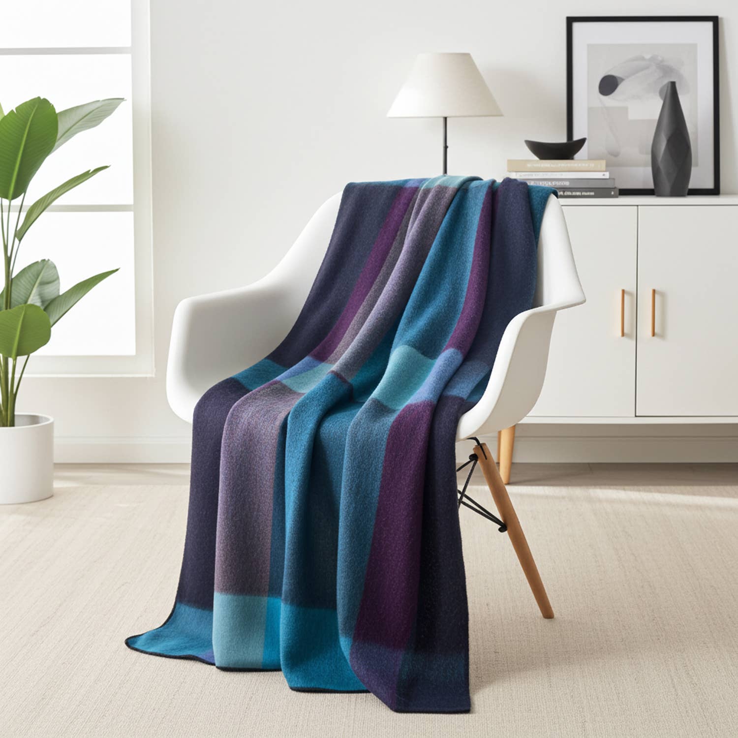 Alpaca Throw Blanket - Nightfall