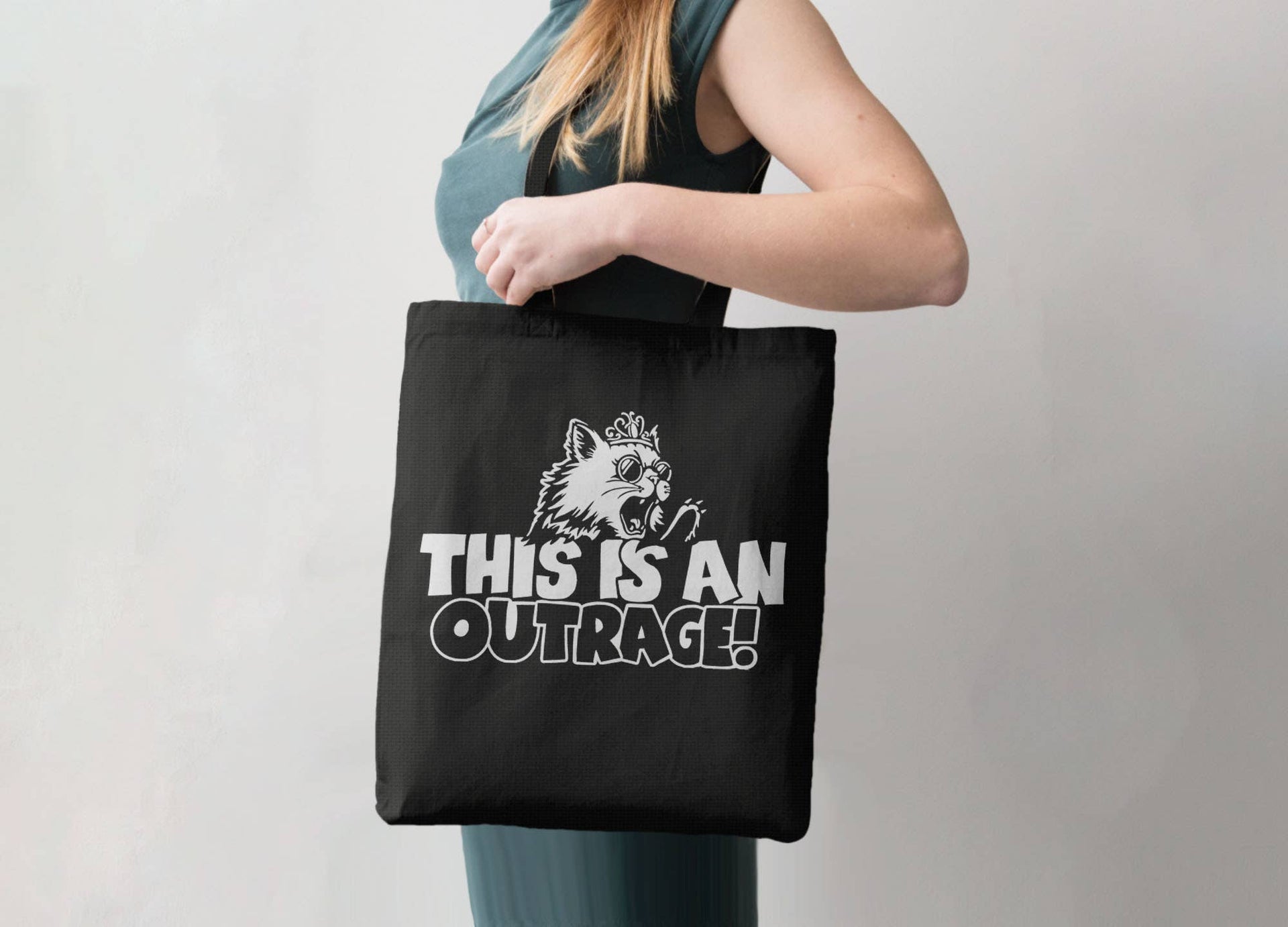 This is An Outrage DCC Princess Donut Tote Bag, 12oz Canvas