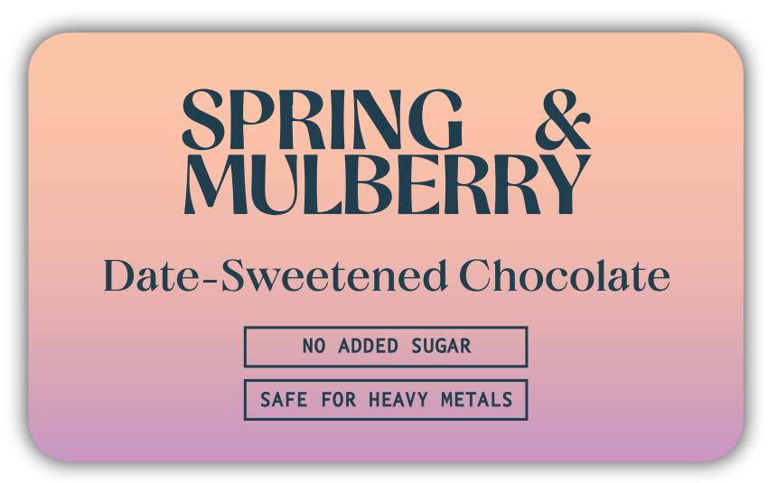 Spring & Mulberry Shelf Talker