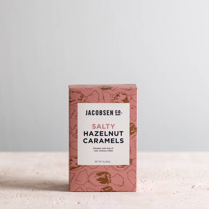 Salty Hazelnut Caramels