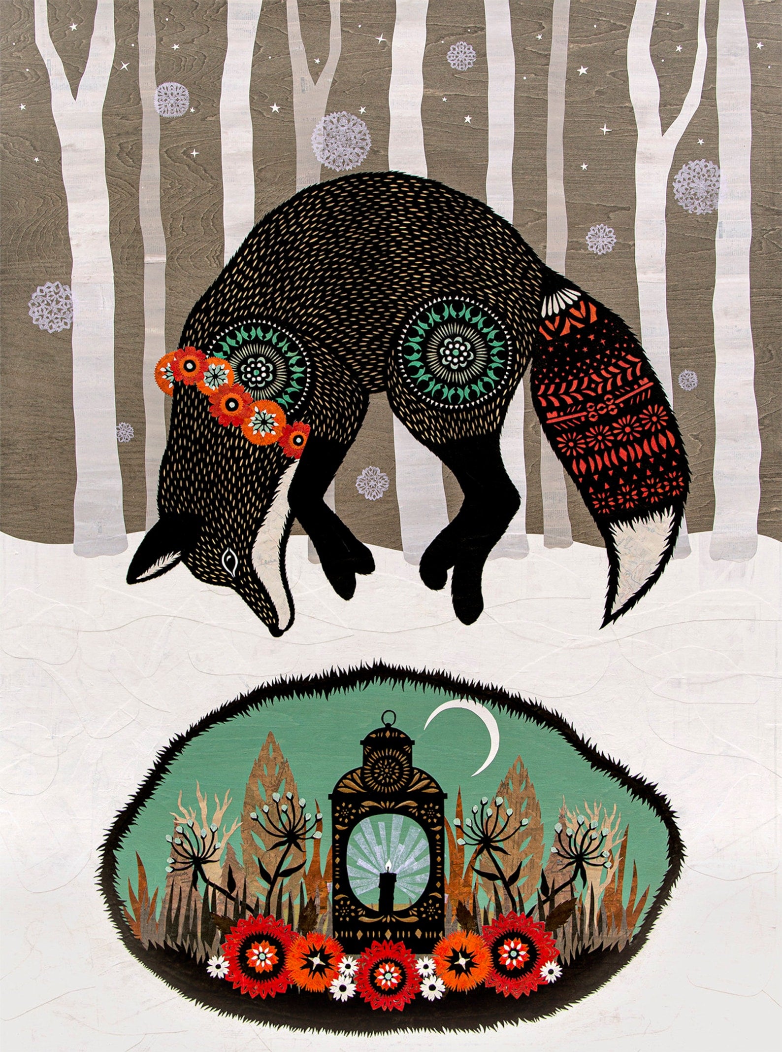 Angie Pickman print framed A Kind of Paradise in Your Mind 11x14