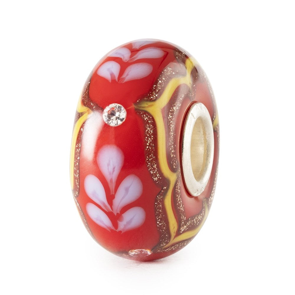 Trollbeads Crimson Silk Brilliance Bead