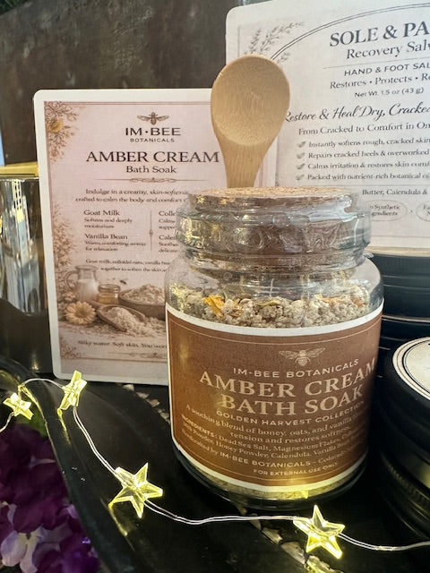 IM-BEE Botanicals Amber Cream Bath Soak