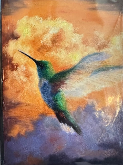 "In the Valley" 5"x7" card from original oil painting by local Colorado artist, Rita Salazar Dickerson