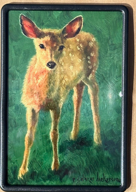 "Little One" Tiny Art Gallery Magnets by Local Colorado Artist, Rita Salazar Dickerson 4.25"x4.25"
