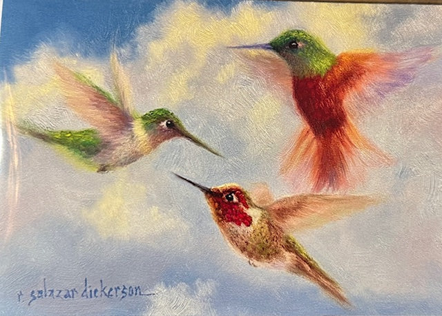 "The Dance" 5"x7" Original Oil Painting By Local Colorado Artist, Rita Salazar Dickerson