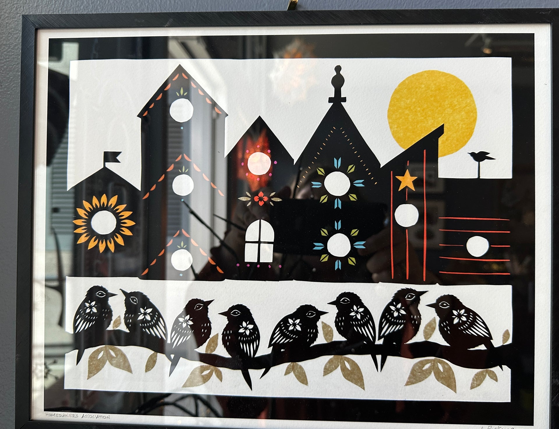 Angie Pickman print framed Homeowner's Association 8x10