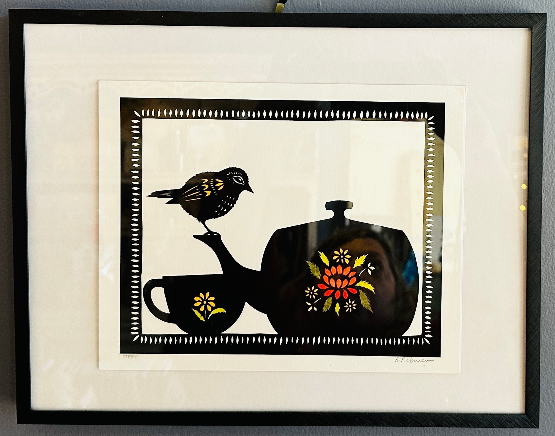 Angie Pickman 8x10 print framed Steep