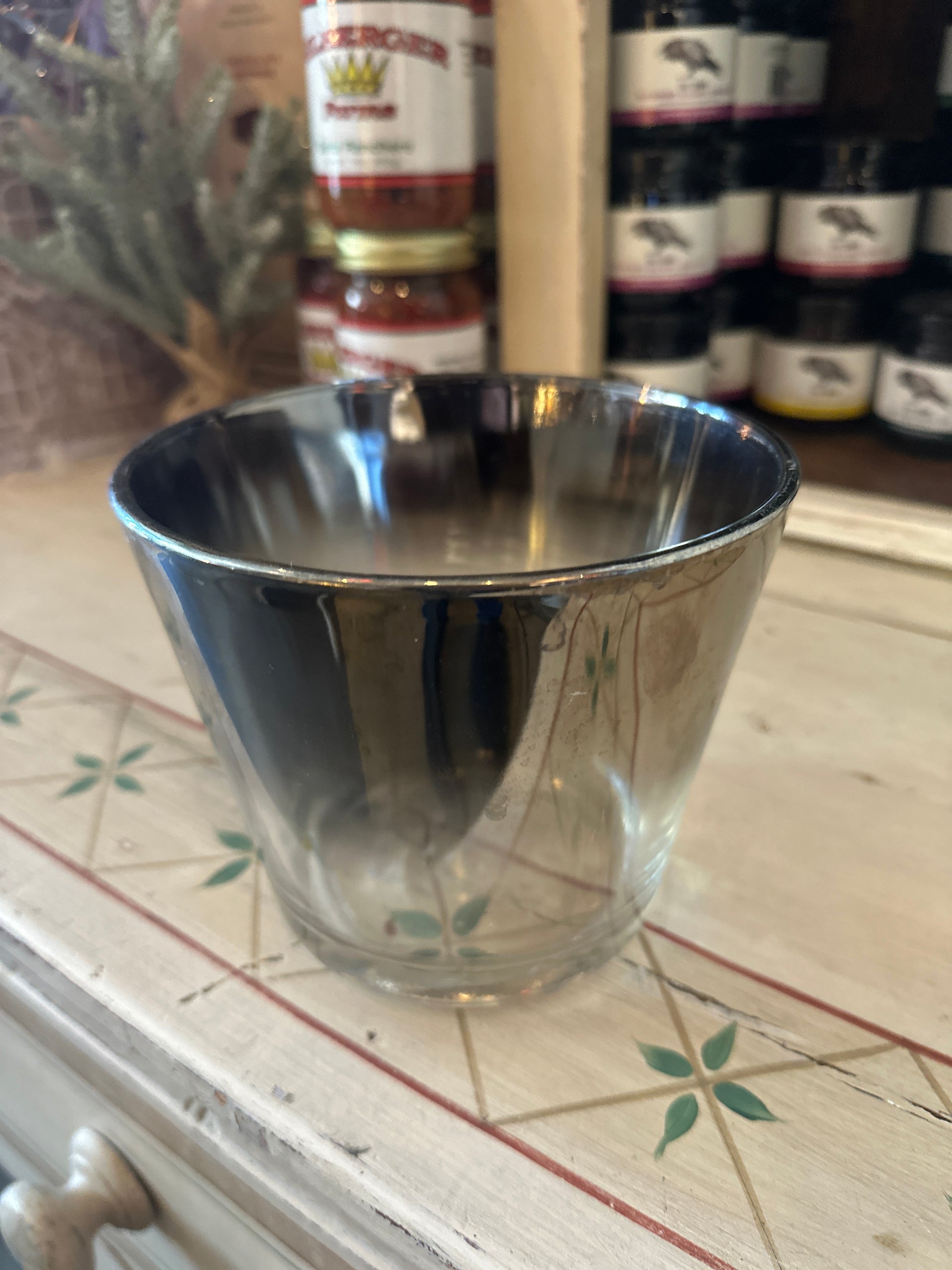 Vintage MId-Century Dorothy Thorpe-style Silver Fade Ice Bucket
