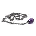 Troll Beads Fantasy Necklace with Amethyst Bead (60")