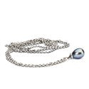 Fantasy Necklace with Peacock Pearl (60")