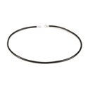 Troll Beads Black Leather Necklace (45 cm)