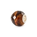 Troll Beads Round Yellow Tiger Eye Facet Bead