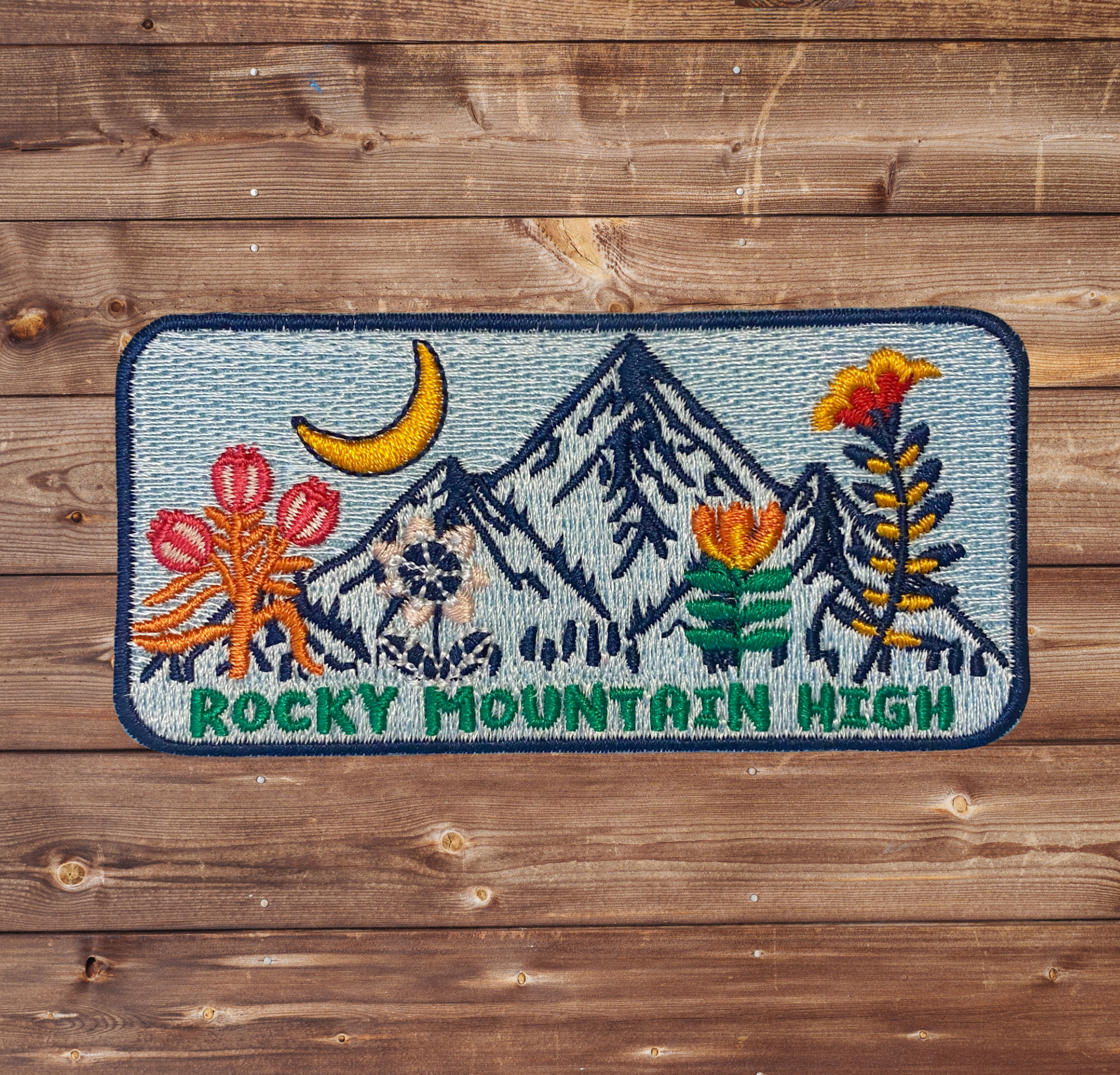 Iron On Patch - Rocky Mountain High