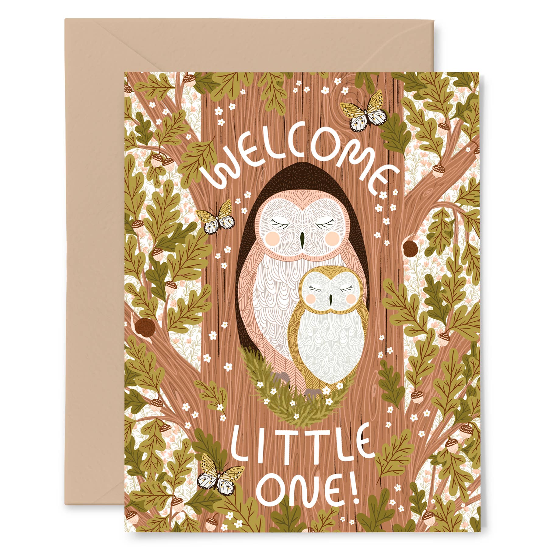 Welcome Little One Baby Greeting Card