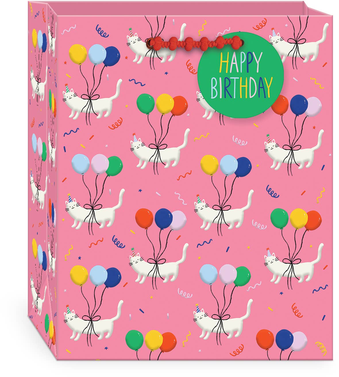 Balloon Pets Cats  Medium Vertical Bag 8" X 4" X 10"