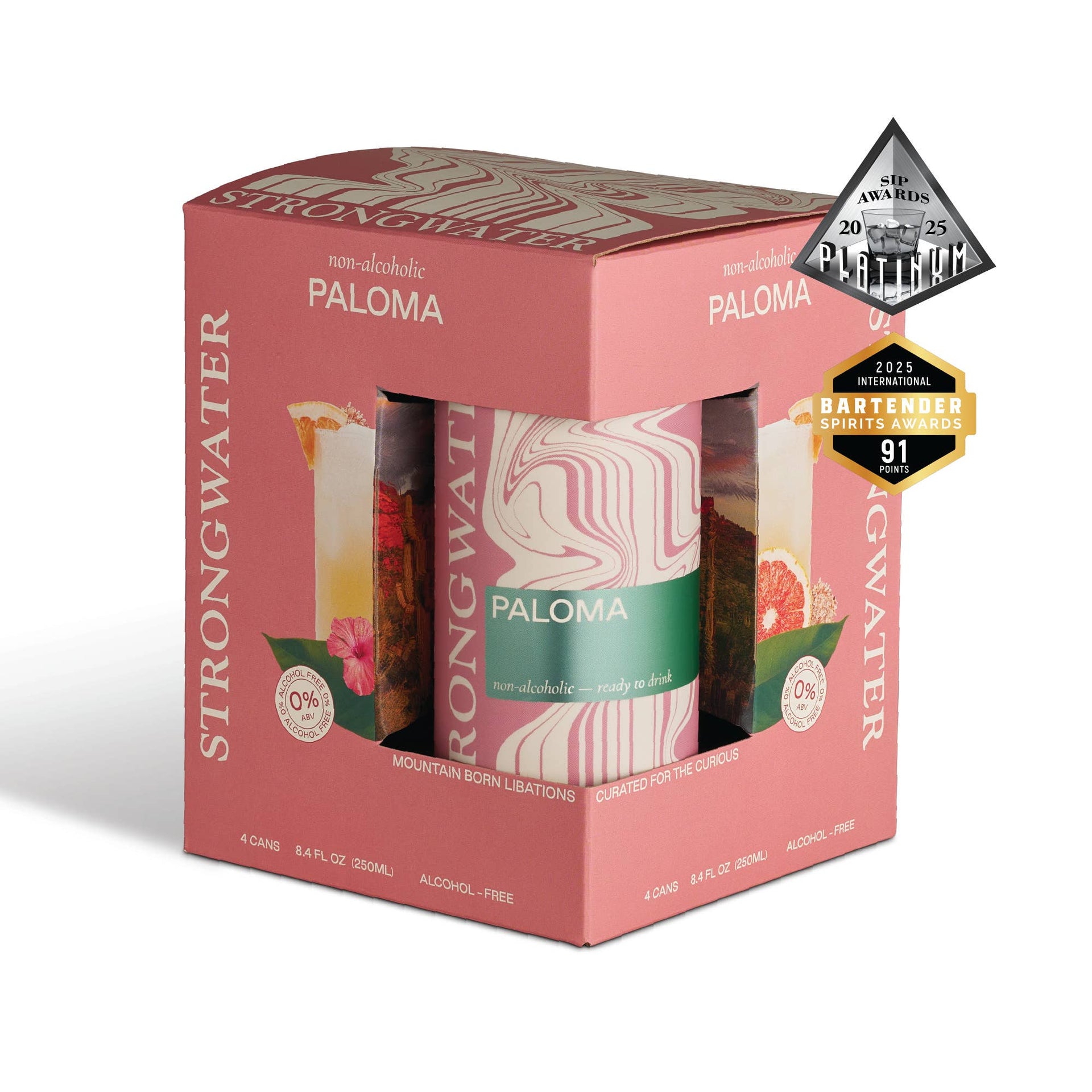 Sparkling NA Paloma Mocktail