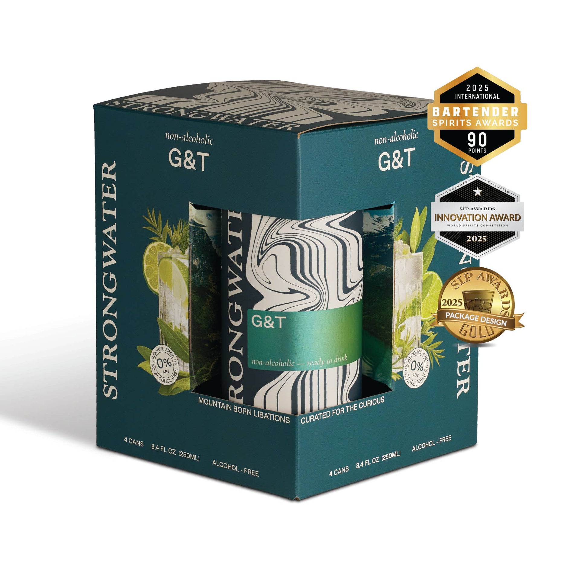 Sparkling NA G&T Mocktail