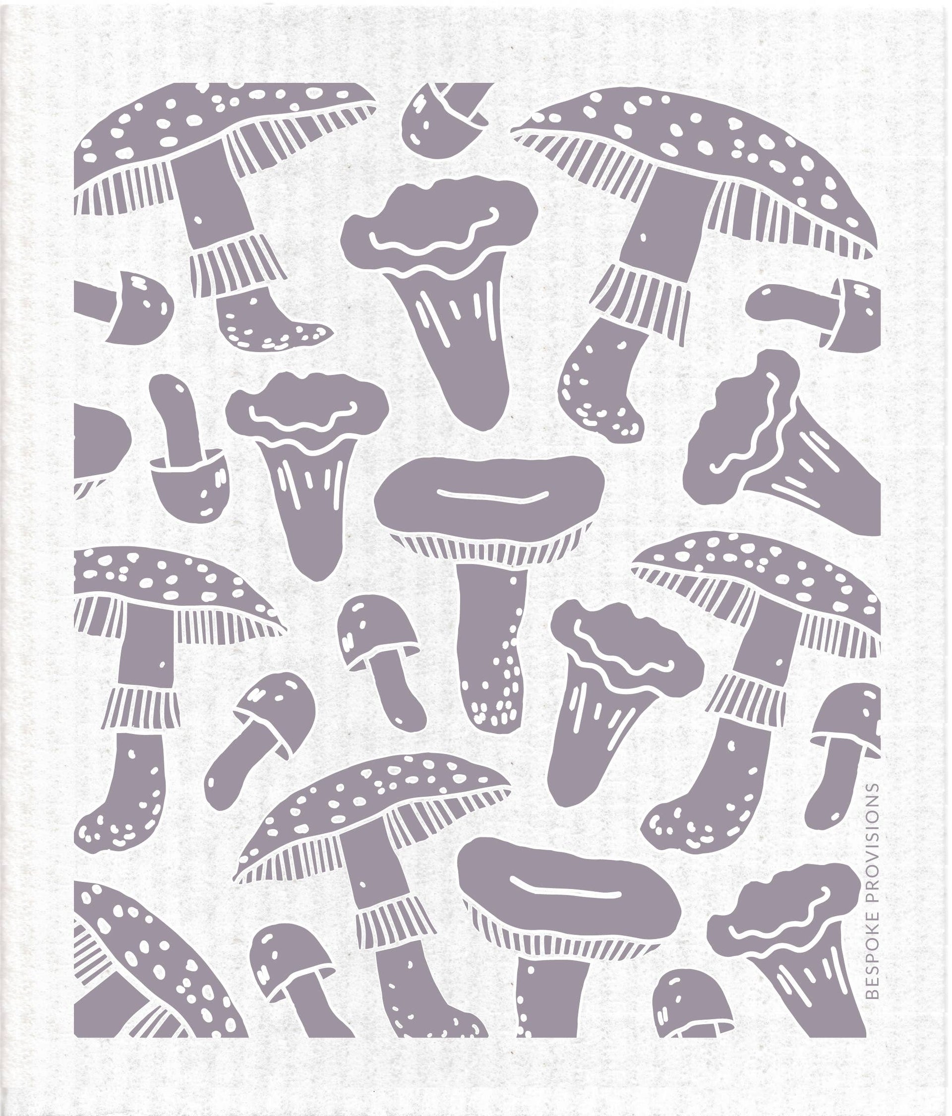Mushroom Swedish Dishcloth - Reusable Sponge Cloth