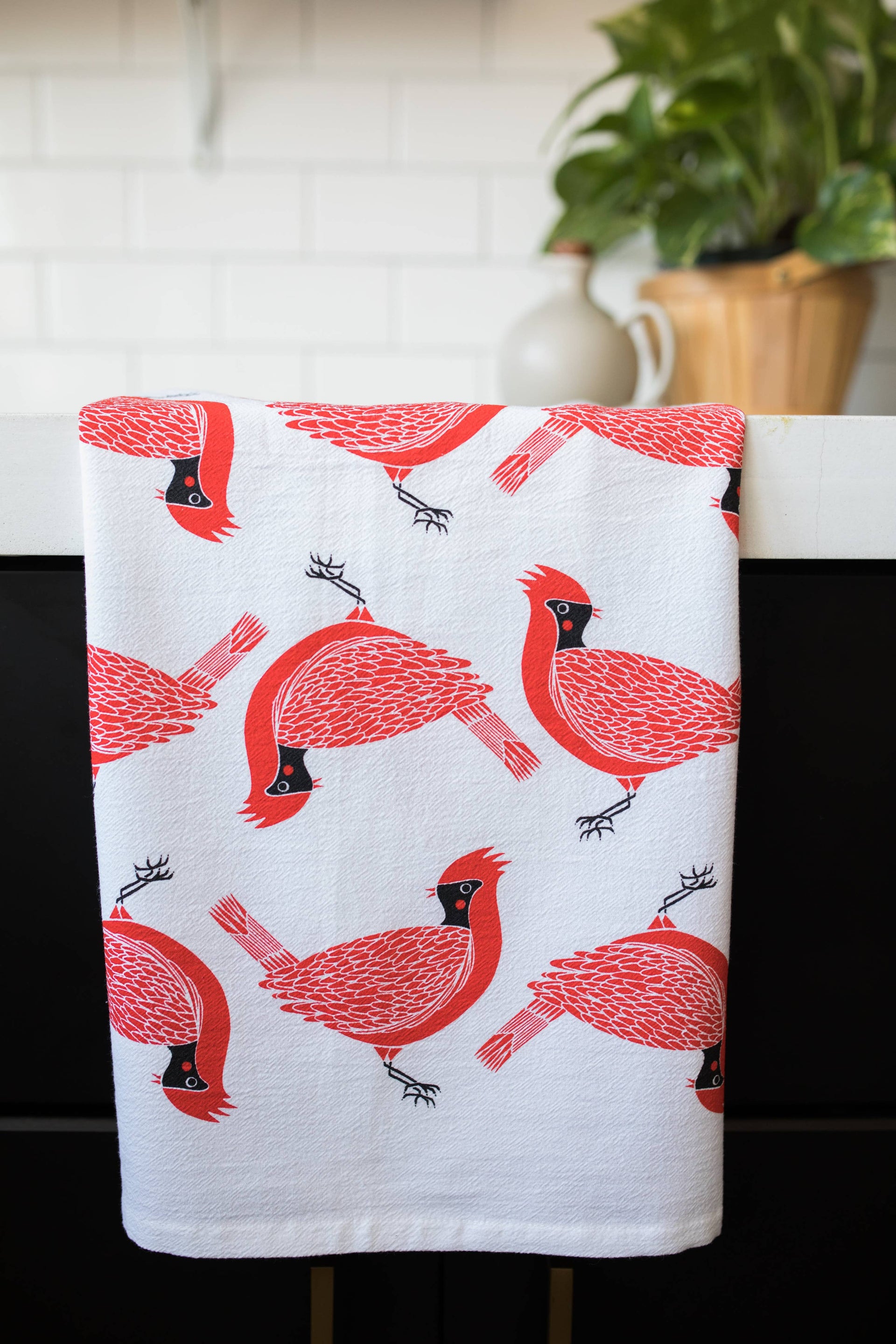 Cardinal Tea Towel - For Bird Lovers