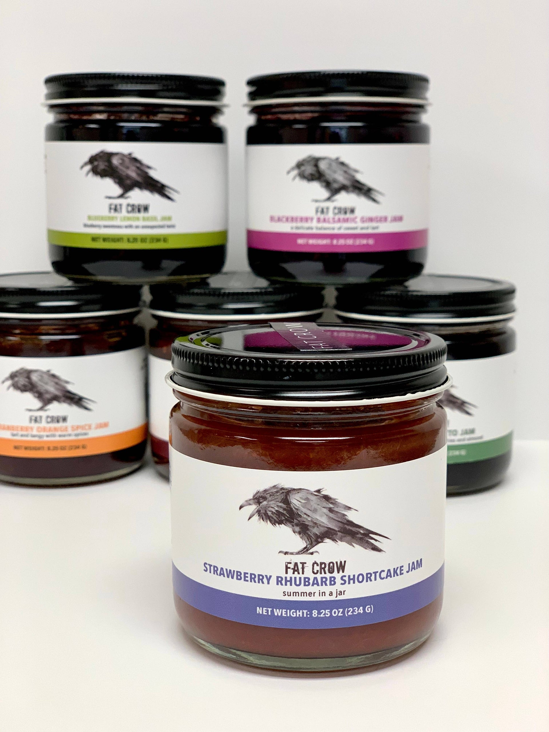 Strawberry Rhubarb Shortcake Jam