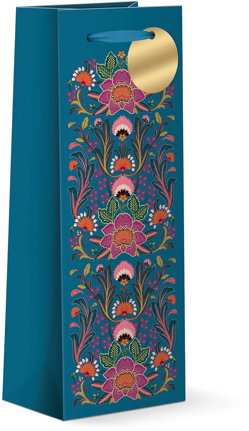 WINE BAG RENAISSANCE BLUE