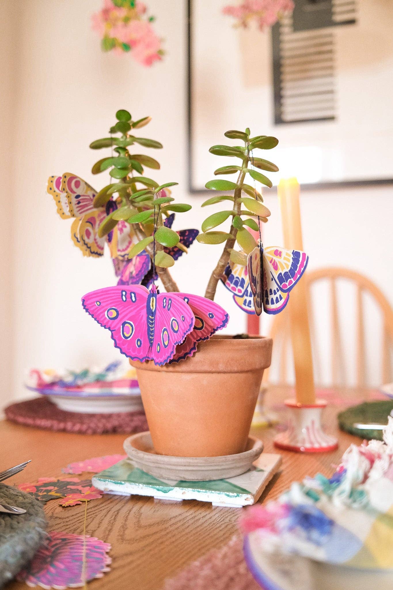 BUTTERFLIES PAPER ORNAMENTS